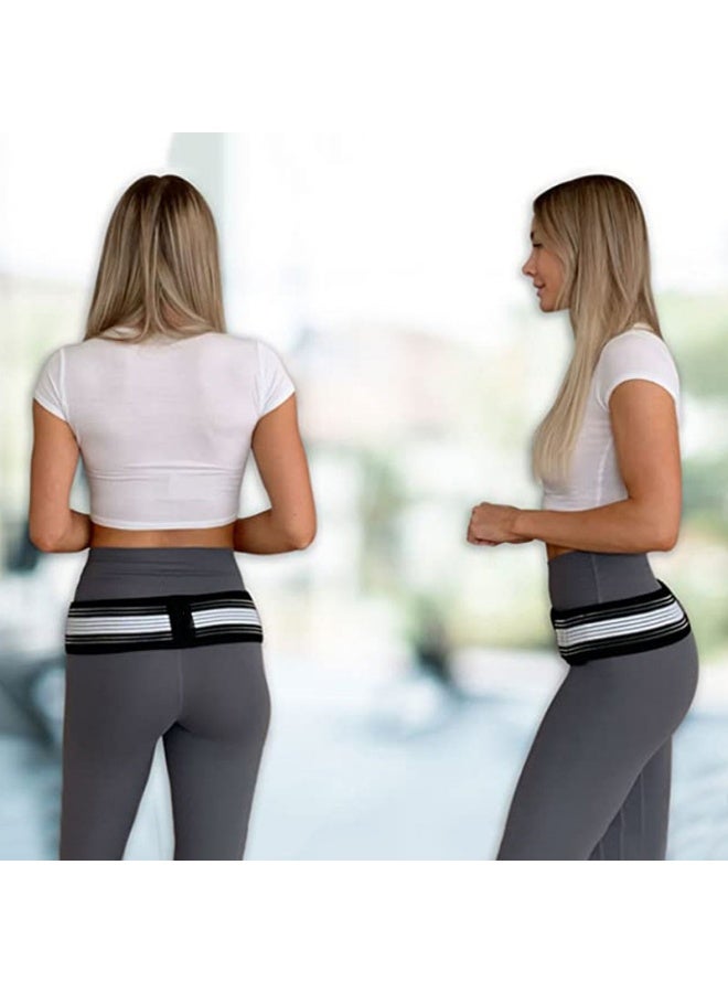 Generic Sacroiliac SI Joint Hip Belt for Women and Men Hip Braces for Hip Pain Pelvic Support Belt Trochanter Belt Sciatica Pelvis Lumbar Pain Relief  - Image 4
