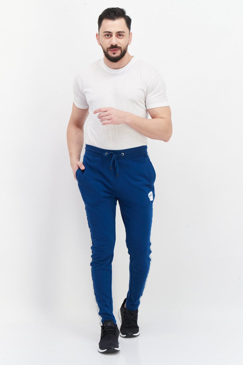 Ufc Men Sportswear Fit Drawstring Training Sweatpants, Teal Blue - Image 3