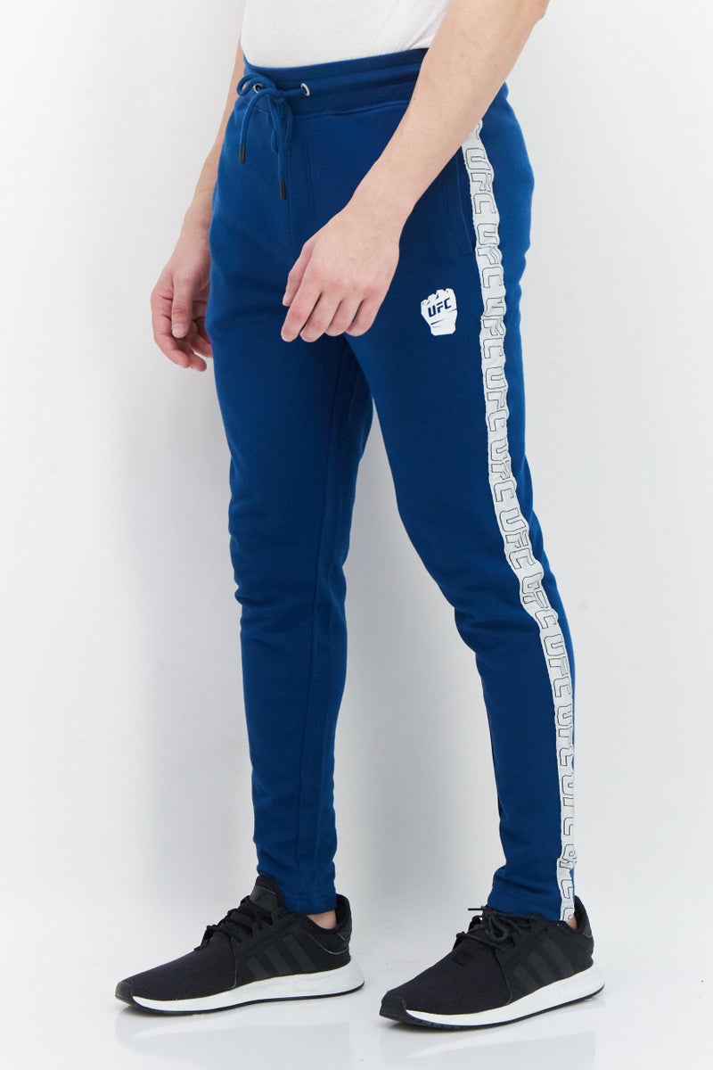 Ufc Men Sportswear Fit Drawstring Training Sweatpants, Teal Blue - Image 4