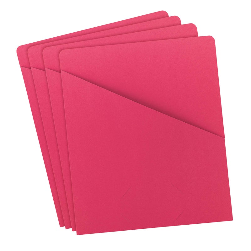 Smead Slash Jacket, Letter Size, Red, 25 per Pack (75433) - Image 5