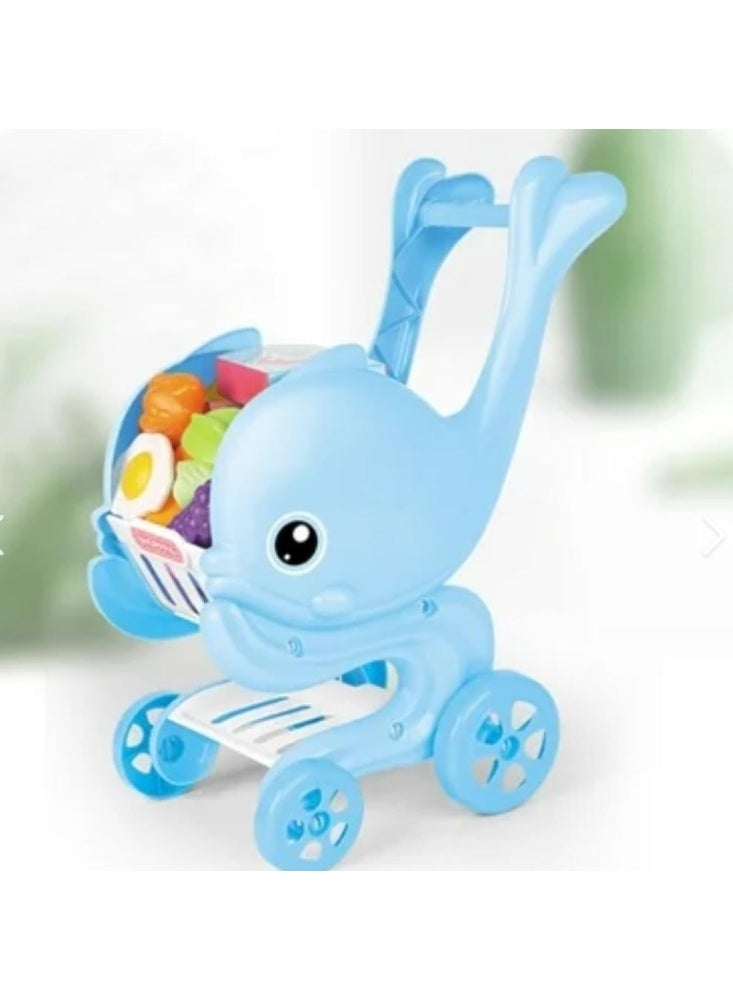 Kids Push Supermarket Cart - Image 3