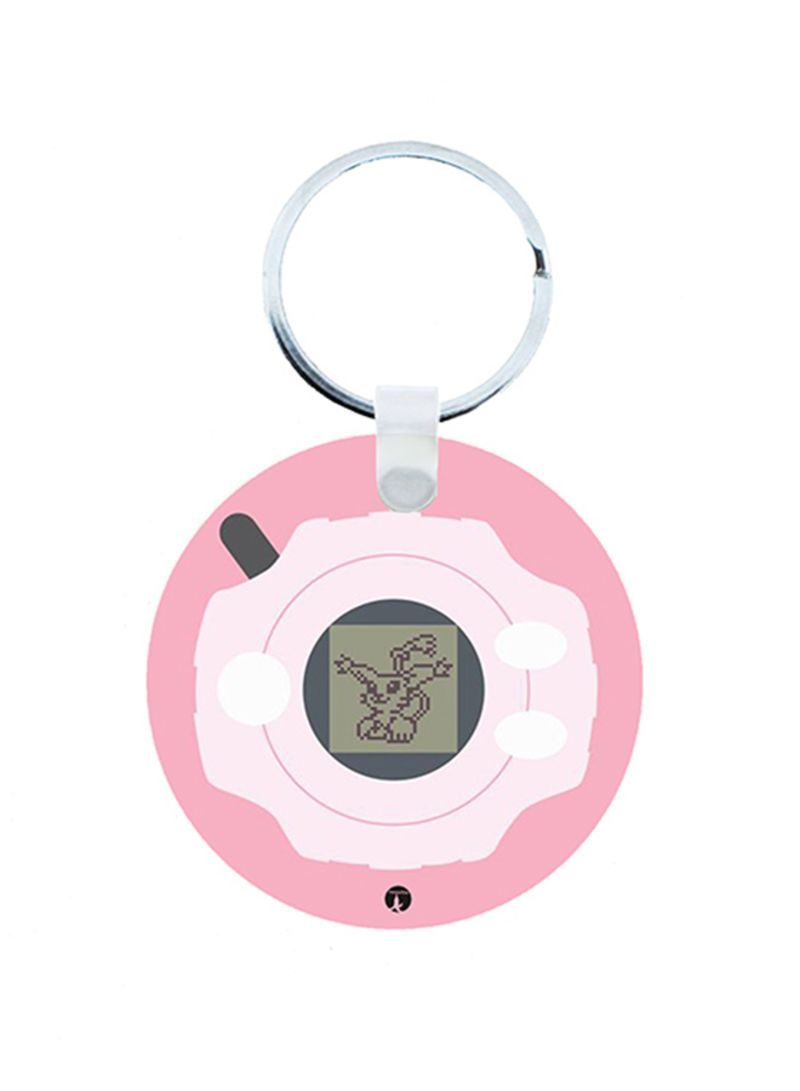 Digimon Anime Wooden Keychain