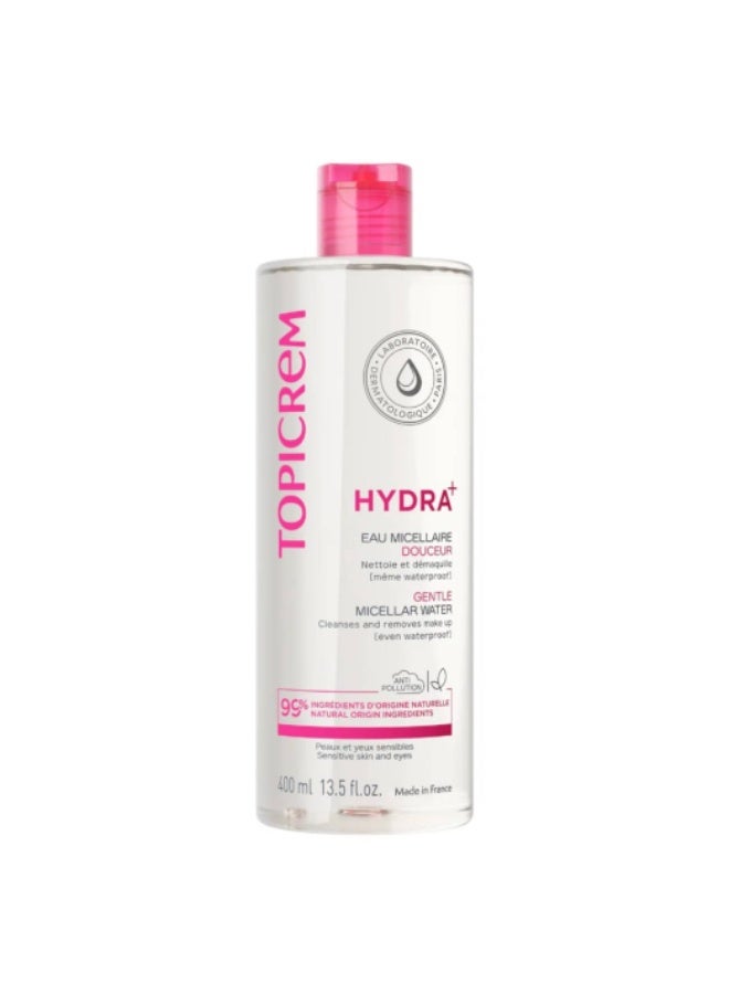 Topicrem Hydra+ Gentle Micellar Water 400ml - Image 1