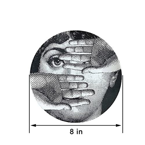 Beccalame Decorative Plates Handmade Ceramic Ornament for Home&Office Wall Decors (with Hanger) (F10) - Image 2