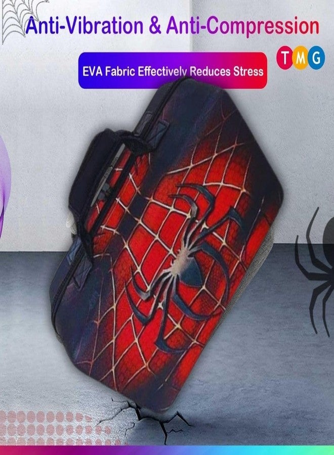 TMG Case Compatible for PS5,Console Carrying Travel Case Protective Storage Bag Fits for PS5 Controllers,Game Discs,Charger&Accessories-SPIDER-M-A-N - Image 3