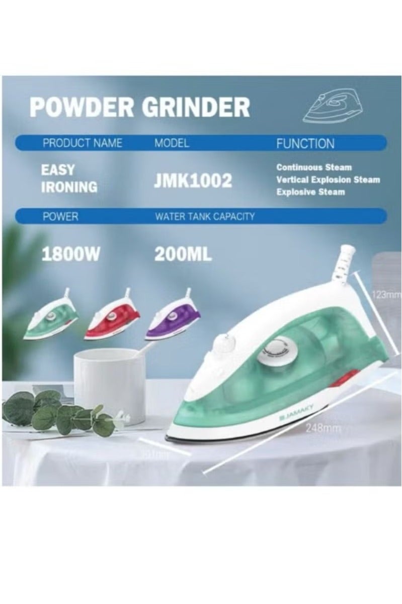 JAMAKY Italy JAMAKY Steam Iron 1800W JMK1002 - Image 5