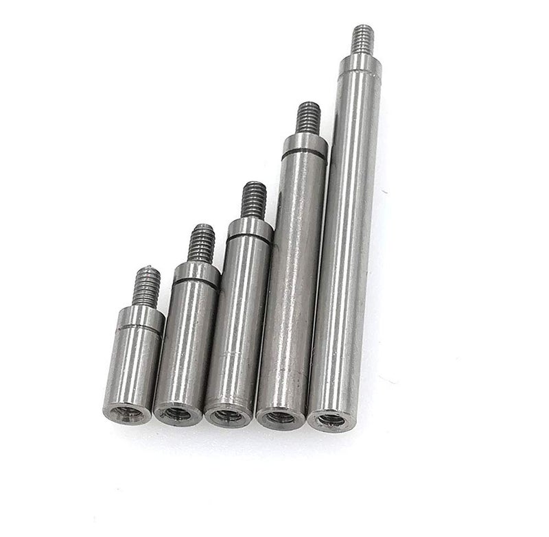 suxing Dial Digital Indicator Extension Stem Rod 4.5mm Diameter M2.5 Thread 10mm to 105mm Long by Assembly(M2.5 Thread) - Image 2