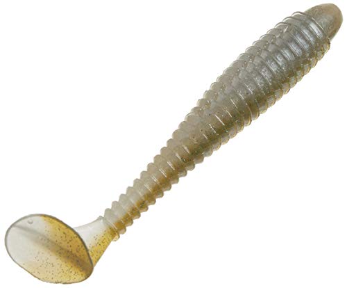 Strike King Rage Swimmer Fishing Lure, Soft Plastic Paddletail Minnow, Sleek Nose Cone, Softly Ribbed Body, Thin Tail - Image 4