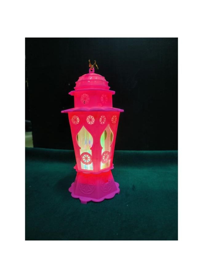 Generic Plastic Ramadan Lantern For Kids with lights and ramadan songs  - Image 2