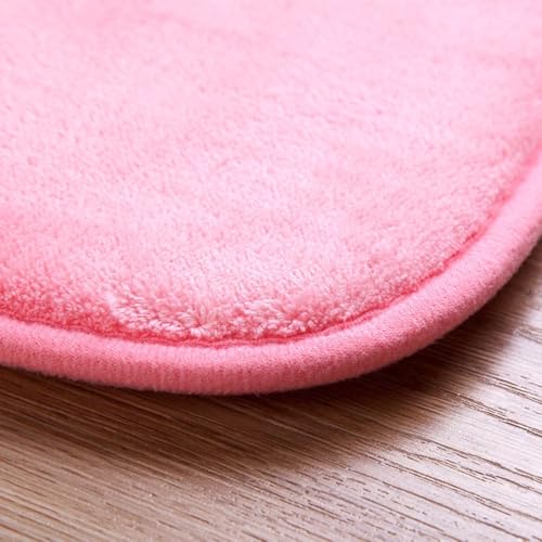 Stay Young Cute Cartoon Pink Area Rugs for Bedroom Living Room Bathroom Rugs Bath Mat Door Mat Super Soft Memory Foam Design Non Slip and Absorbent 15.75 x 23.62 Inch - Image 5