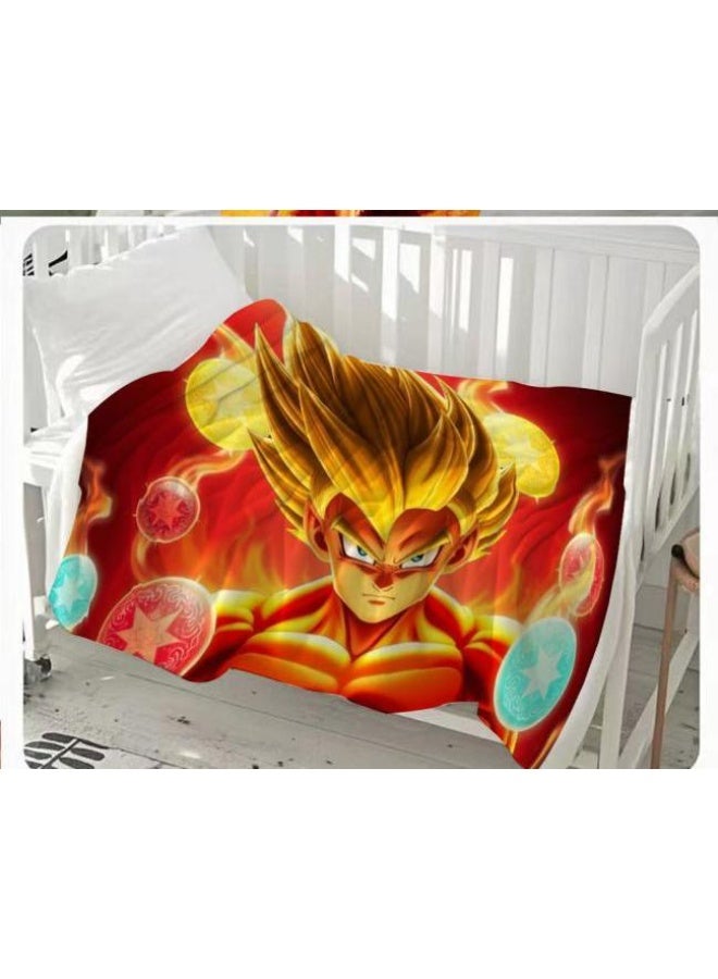 general Children's or student cartoon flannel thin blanket (warm and comfortable, suitable for sleep, games) 100cm*150cm - 598 - Image 3