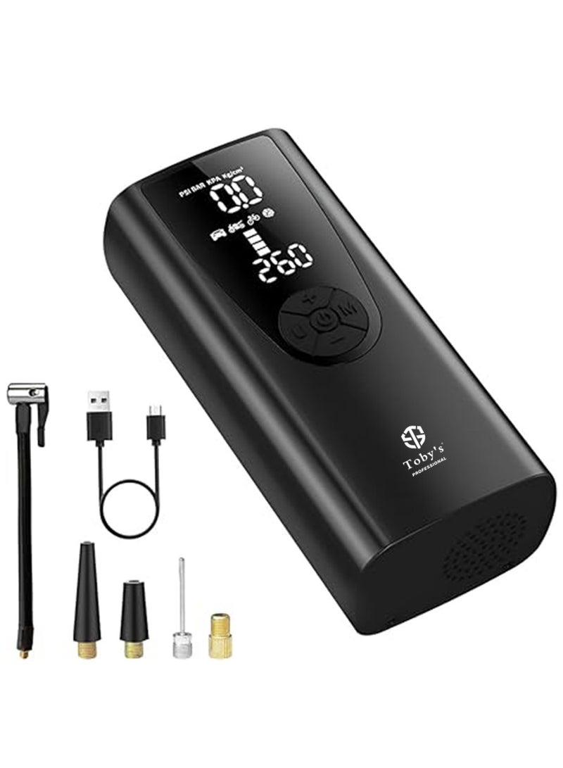 Toby's Toby's AC-P5 Tire Inflator Portable Air Compressor Upgrade 8000mAh Electric Air Pump for Car 150-PSI  - Image 1