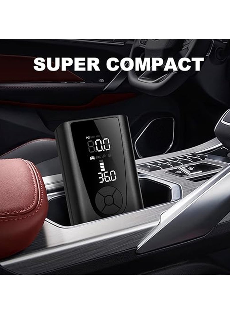 Toby's Toby's AC-P5 Tire Inflator Portable Air Compressor Upgrade 8000mAh Electric Air Pump for Car 150-PSI  - Image 3