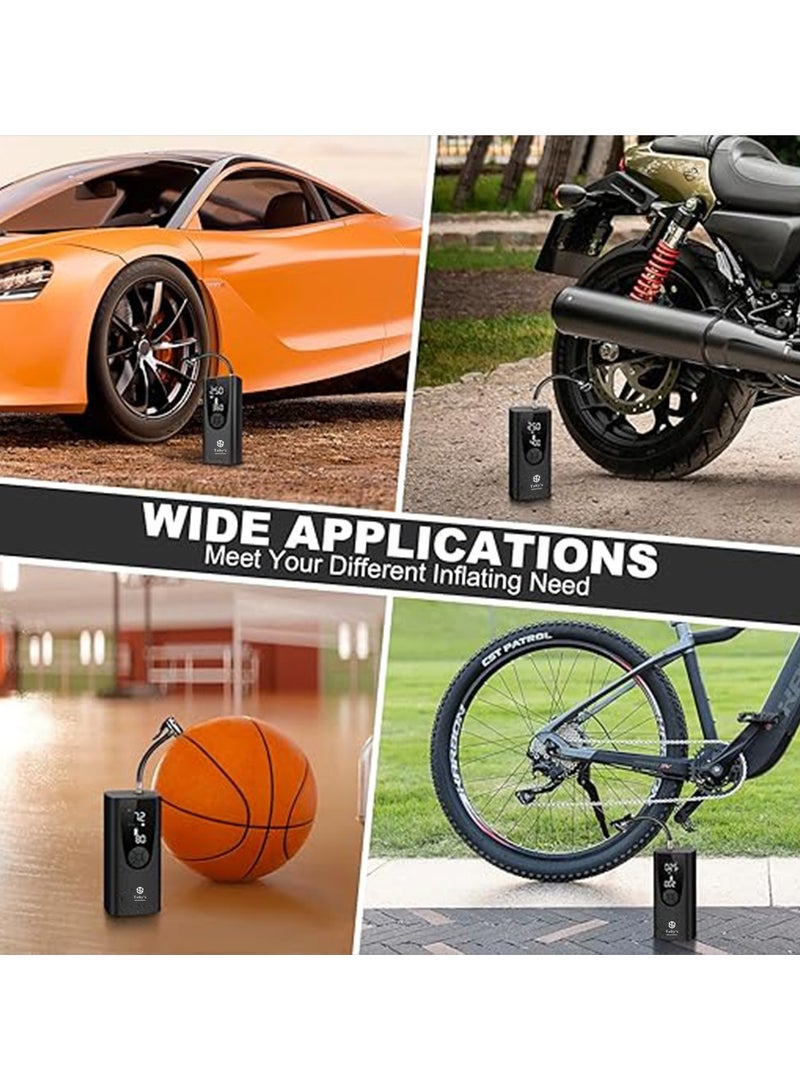 Toby's Toby's AC-P5 Tire Inflator Portable Air Compressor Upgrade 8000mAh Electric Air Pump for Car 150-PSI  - Image 4