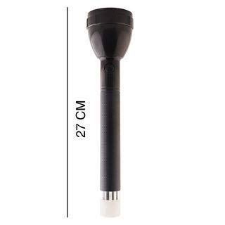 Care4 Care 4 9050 High Power Long Life Flashlight - Rechargeable and Two Bulb LED Torch Emergency Light (Black) - Image 4