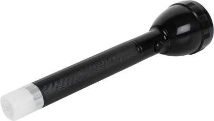 Care4 Care 4 9050 High Power Long Life Flashlight - Rechargeable and Two Bulb LED Torch Emergency Light (Black) - Image 3