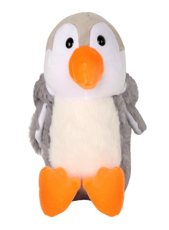DearJoy Penguin with Hoodie Toy (25cm, Grey) - Image 3