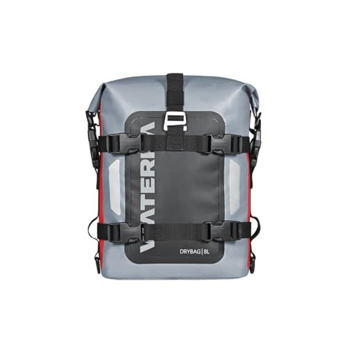 ViaTerra Waterproof Motorcycle Tail Bag 8L – Compact Rear Seat Tool Bag, Universal Fit Dry Bag for Motorbike, Small Luggage for Commuting, Dual Sport & Adventure Riding - Image 3
