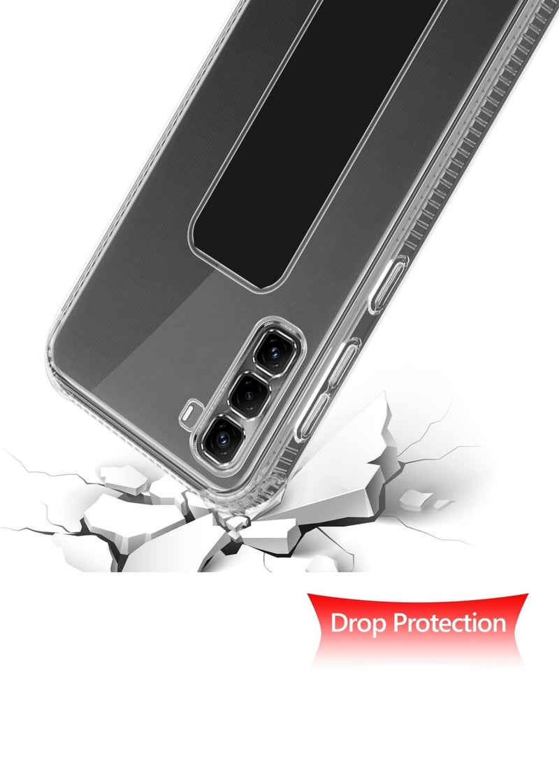 Techie غطاء حماية يدوي مغناطيسي مضاد للصدمات مع قاعدة قابلة للطي لهاتف Infinix Hot 50 - أسود - Image 4