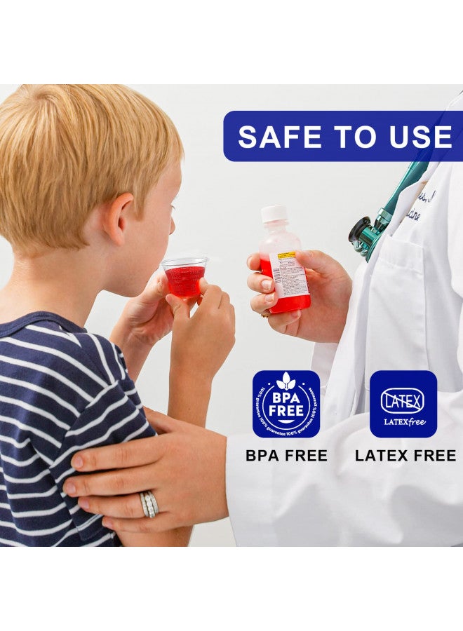 ReliMedPro Disposable Medicine Cups Graduated, Bulk Pack of 100, 1 oz (30ml) Small Plastic Measuring Cup for Liquid Medication, Paint, epoxy, Pill and Resin. - Image 3