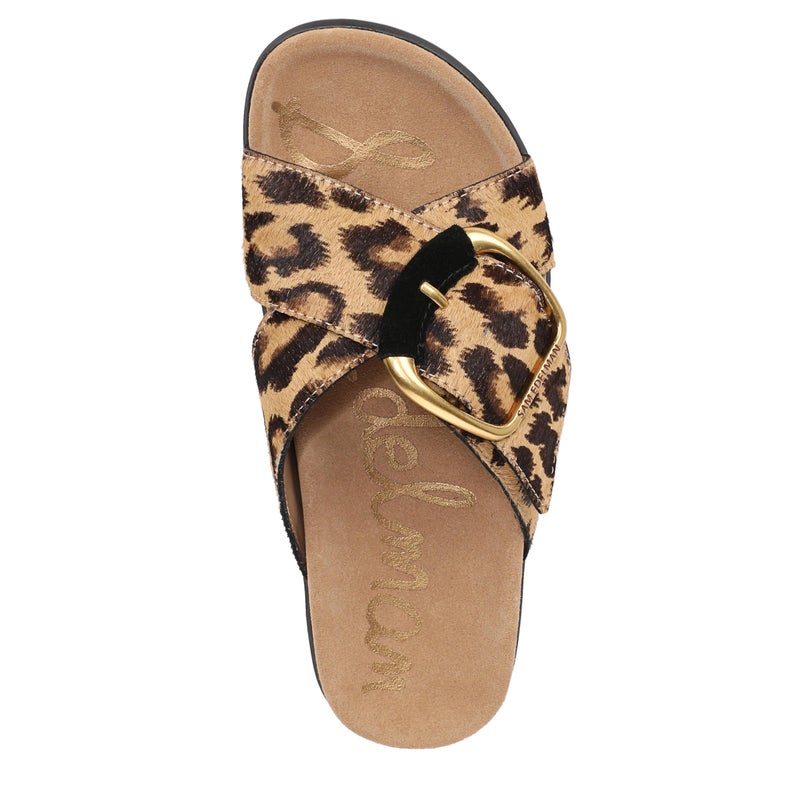Sam Edelman Women's Darla Slide Sandal, Cyprus Tan Multi, 9 - Image 5