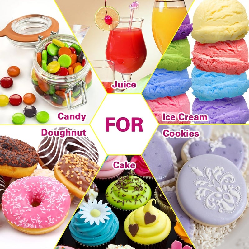 ERCorArt مجموعة زيوت نكهات الطعام من ERCorArt - 6 نكهات حلوى مركزة للخبز والطهي والمشروبات - قابلة للذوبان في الماء والزيت - 0.25 أونصة سائلة لكل منها - Image 5