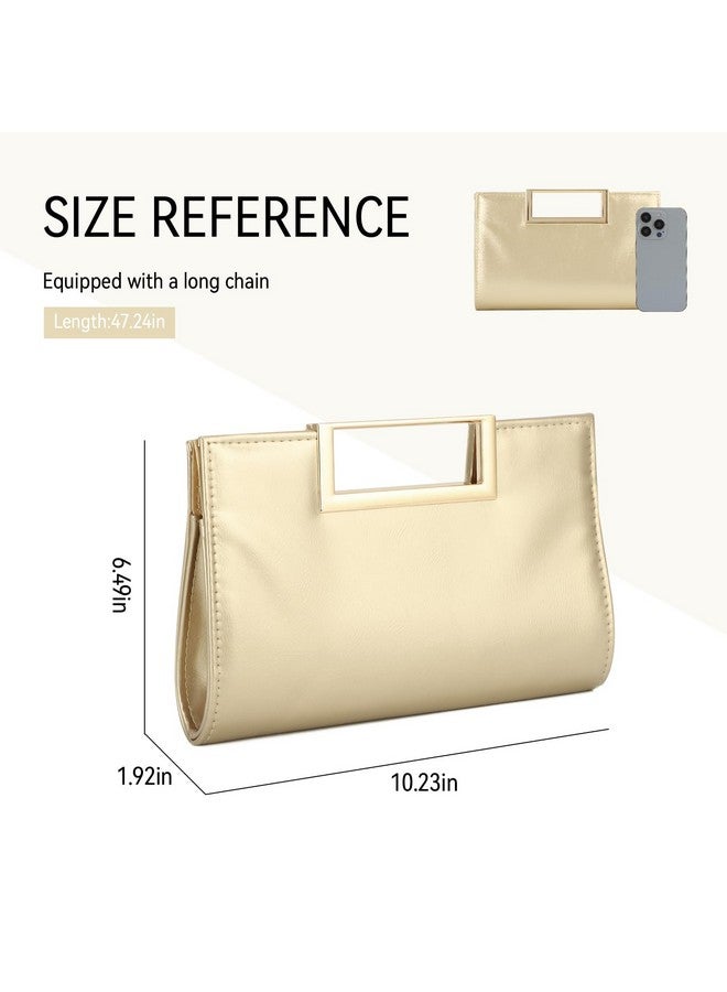LUI SUI Fashion Clutch Purse For Women Elegant Top Handle Clutch Formal Evening Bag For Wedding Prom Bridal - Image 4