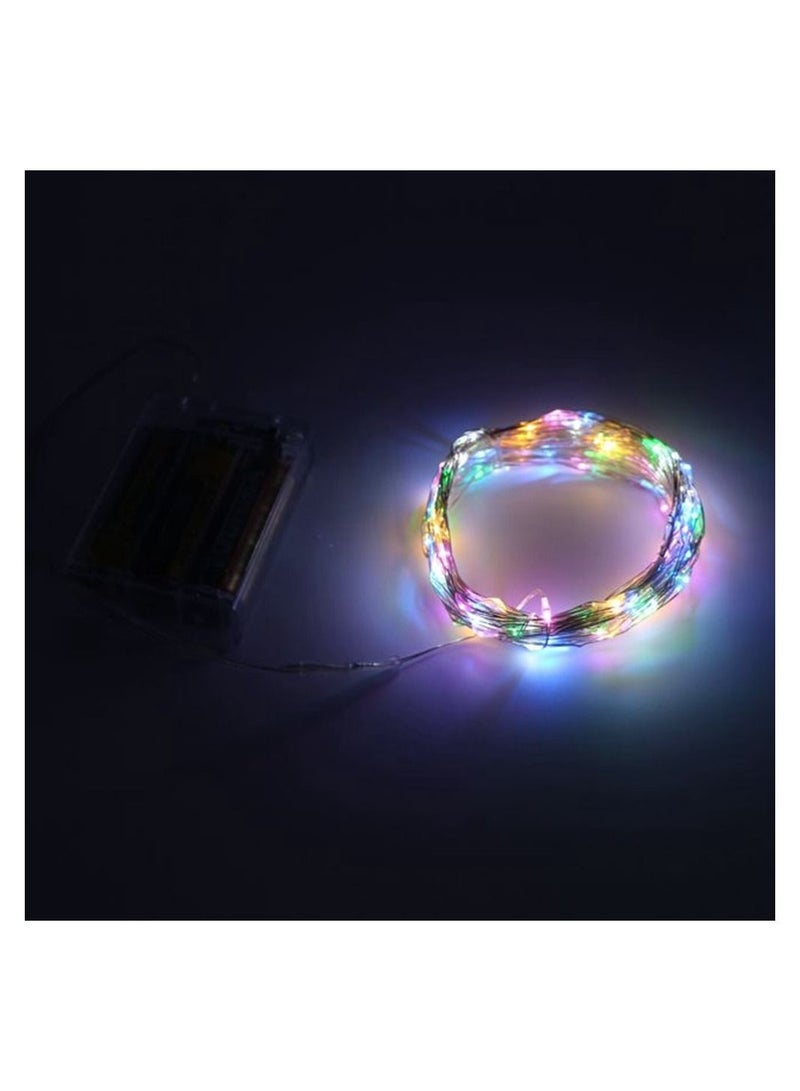 Sharpdo Transparent Battery Box Flexible Silver Copper Wire Lamp - Image 3