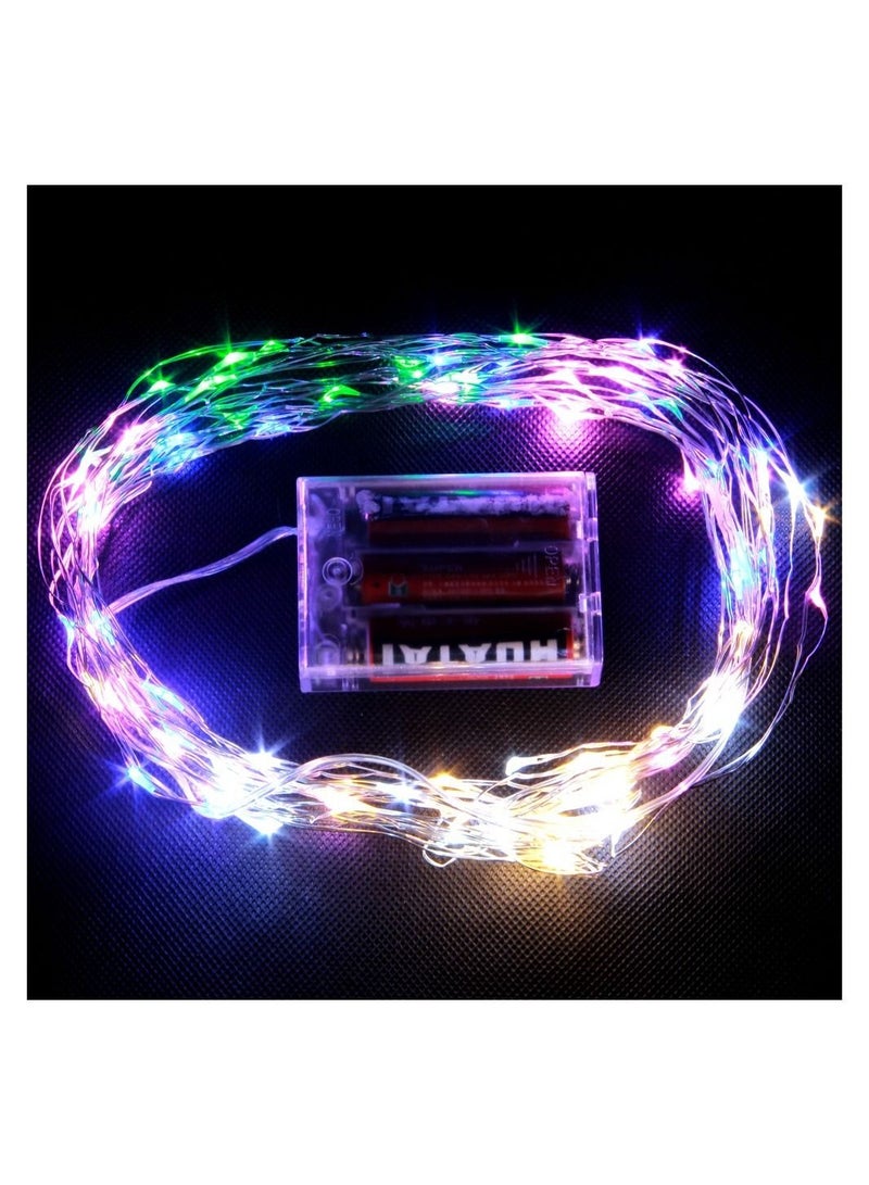 Sharpdo Transparent Battery Box Flexible Silver Copper Wire Lamp - Image 4