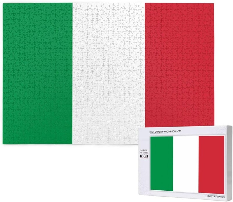 Phayah Italian Flag Jigsaw Puzzle 1000 Pieces For Adults Home Decor 29 5 X 19 7 Inches - Image 2