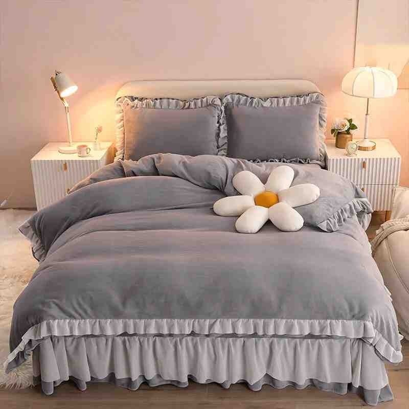 Ayzen Home Frilly Duvet Cover 