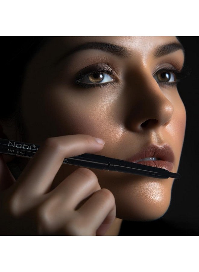 نابي ١٢ قطعة من أقلام تحديد العيون السوداء القابلة للسحب ومقاومة للماء من نابي (مجموعة الجملة) - Image 4