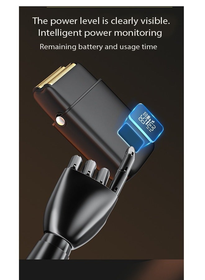 general Men's Electric Travel Shaver and Beard Trimmer Cordless Clipper USB Rechargeable - Image 4