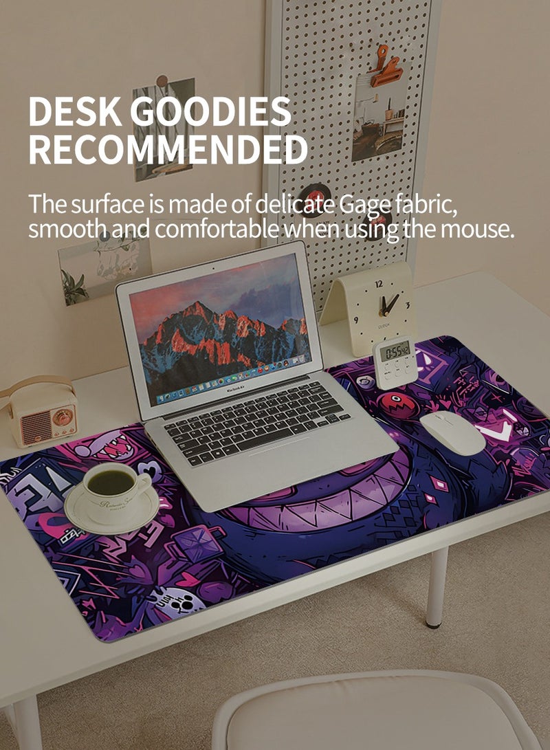 80cm*30cm Anime Mouse Pad, Gaming Mouse Pad, Large Mouse Pad, Extended Keyboard Mouse Pad, Extended Keyboard Mouse Pad with non-slip base and stitched edges - Image 4
