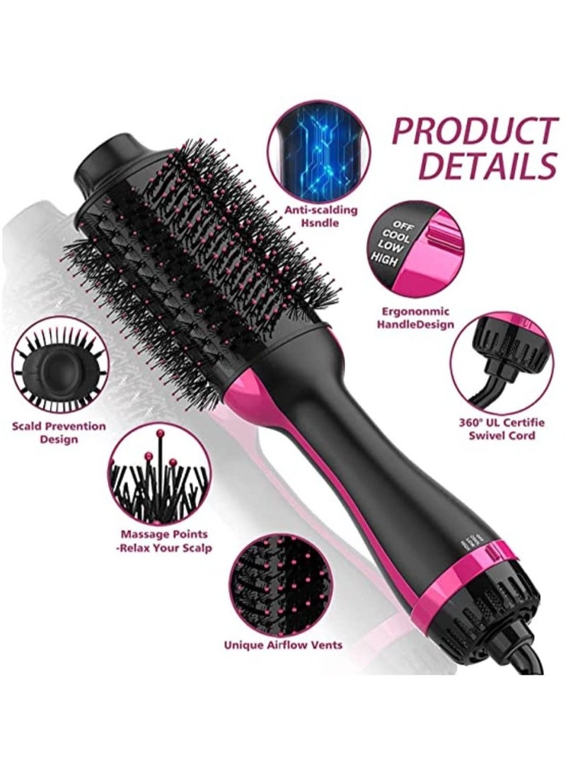 general One Step Hair Dryer and Volumizer,Hot Air Blow Brush for Women, One Step Styler, All Hair Types One Step Hair Dryer and Volumizer,Negative Ion Hair Straightener Curler for All Hairstyle - Image 5