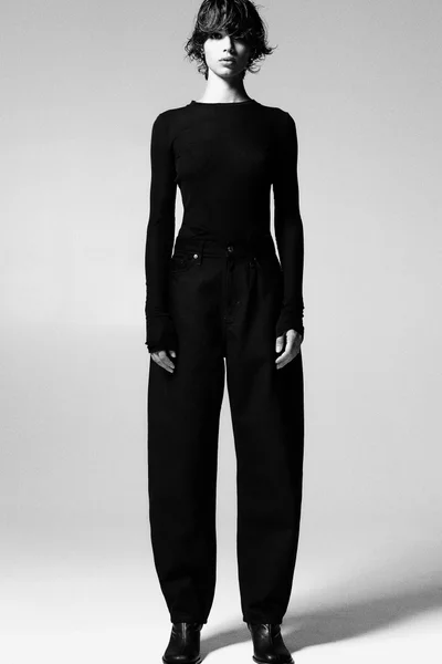 H&M Barrel High Jeans