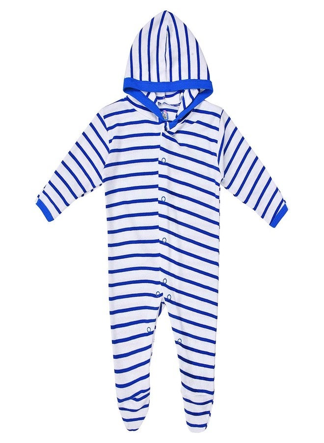 MAGIC TOWN Babyneeds New Born Baby Multi-Color Long Sleeve Cotton Sleep Suit Romper for Boys and Girls Set of 2 - Image 4
