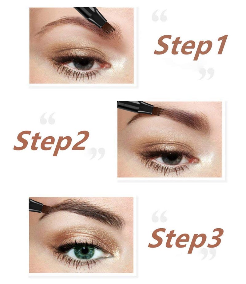 iMethod iMethod Eyebrow Pen - iMethod Eye Brown Makeup, Eyebrow Pencil with a Micro-Fork Tip Applicator Creates Natural Looking Brows Effortlessly and Stays on All Day, Dark Brown - Image 4