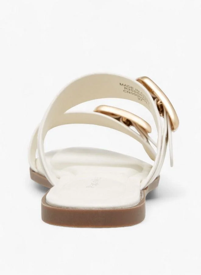 بابريكا صندل مفتوح بكعب مع إبزيم