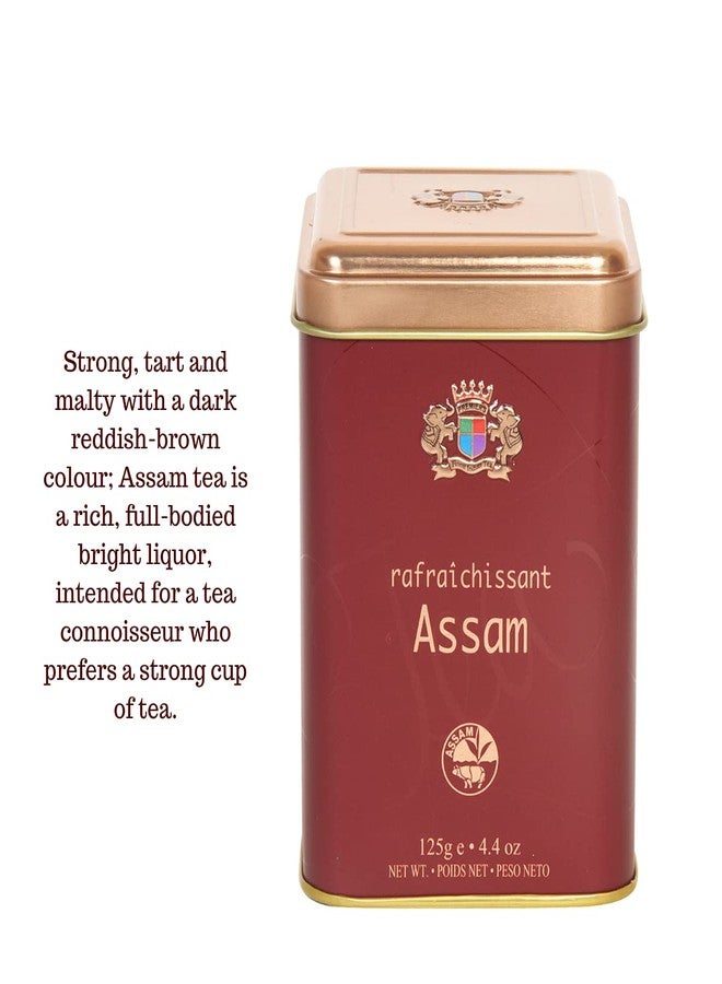 Premiers 3-in-1 Tea Gift Set | 187 Cups | 375 Grams | Darjeeling Black + Assam + Nilgiri |PMS Series | Elegant Square Metal Caddy | PMS Series - Image 3
