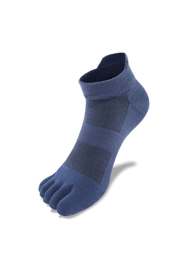 Tfo Dupont Coolmax Five-toe Socks Quick-dry Toe-separated Sports Outdoor Hiking Socks 2902507 Navy Blue L - Image 1