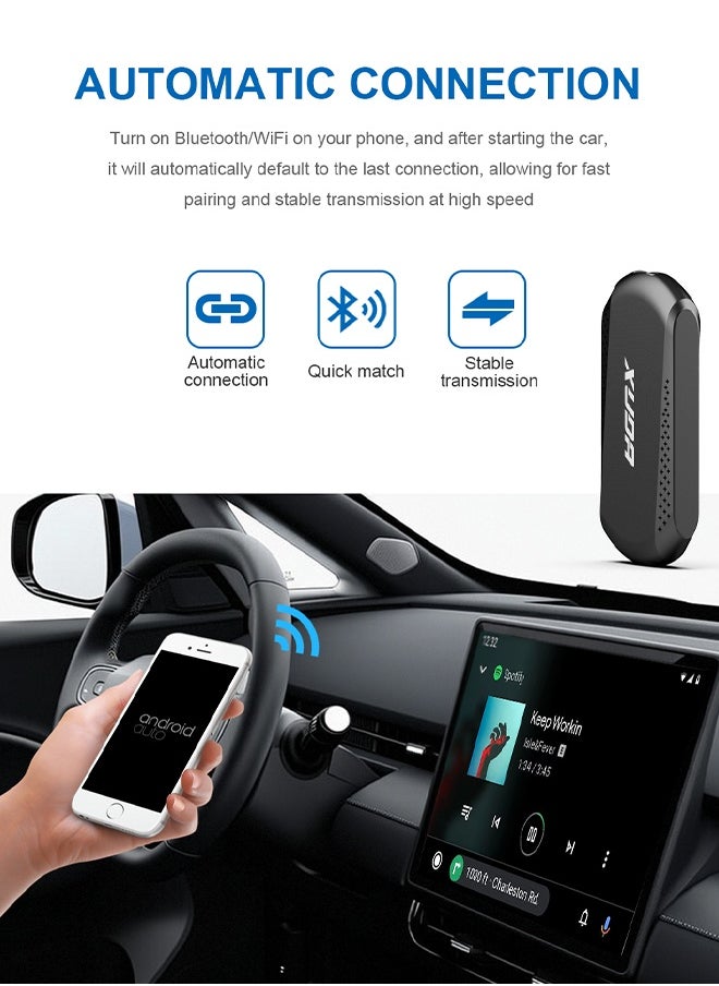 Xuda - Android 14 Wireless Carplay/Android Auto 3in1 2+16GB Support Netflix Youtube Wireless Carplay Suitable For 99% Of Cars With Wired Carplay - Image 1