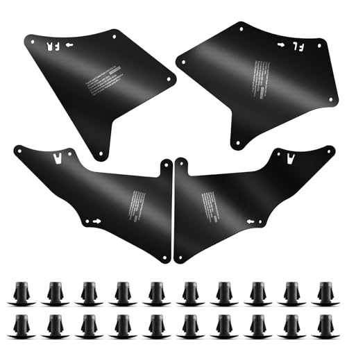 jiankun Splash Guard Fender Liners Shield with Clips Compatible with Toyota 4Runner 20032009 FJ Cruiser 20072014 Land Cruiser Prado 20032019 4Runner Land Cruiser Prado FJ Cruiser