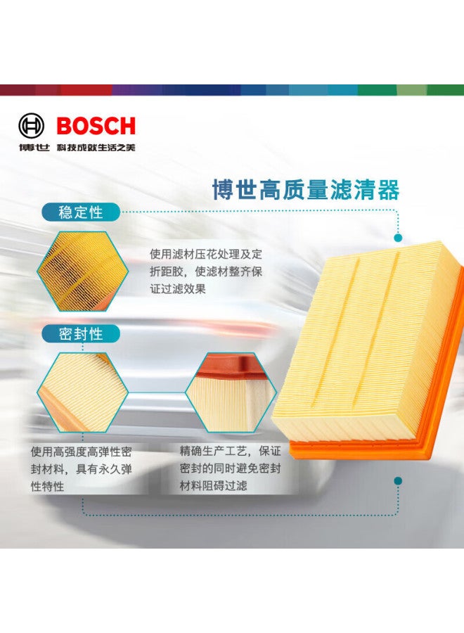 Bosch Air Filter Element 3423 For Audi A6l/a6l E-tron/a6l Avant/a7/a7l 48v - Image 4