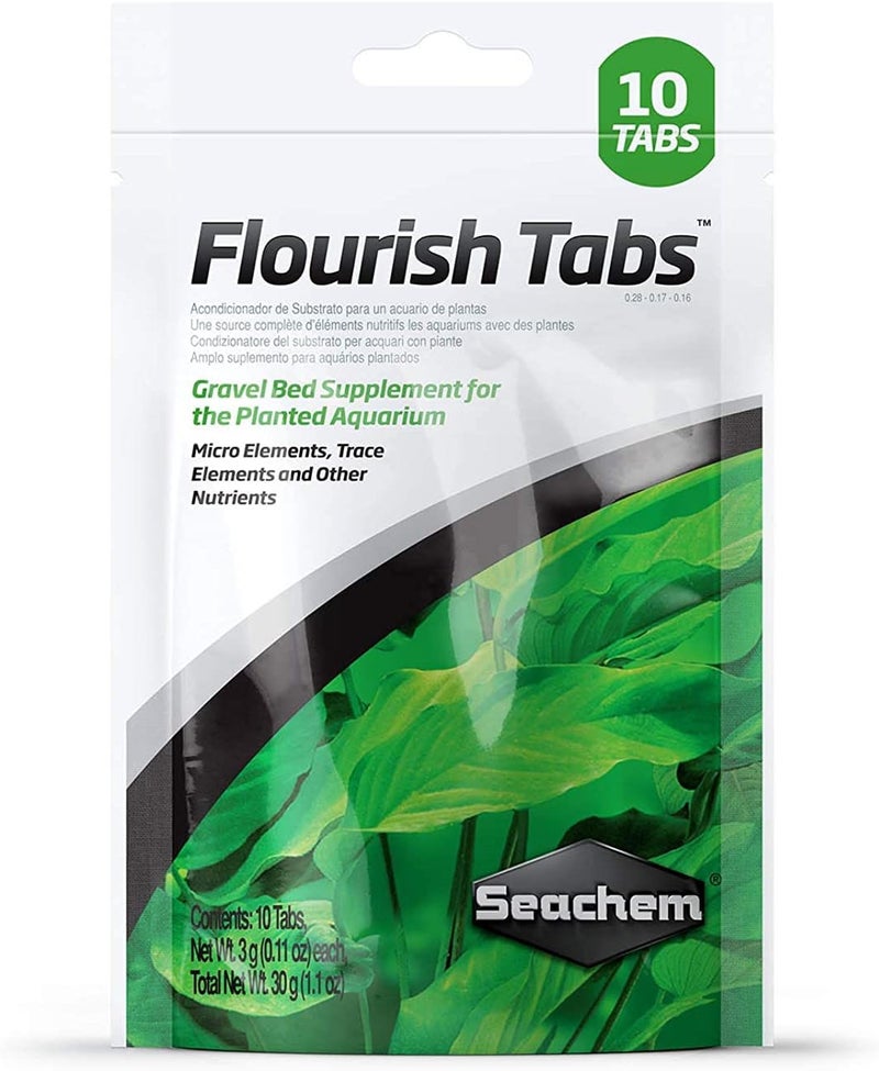 Seachem Flourish Tabs - Growth Supplement for Aquatic Plants, 10 Count - Image 1