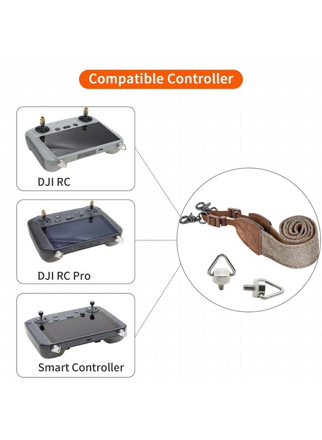 Hanatora Lanyard Neck Strap with Screws for DJI RC,RC 2,RC Pro,Smart Controller,Mini 3,Mini 3 Pro,Mavic 3 Classic/Cine,Air 3/2/2S,Mavic 2 Drone Remote Controller Accessories - Image 2