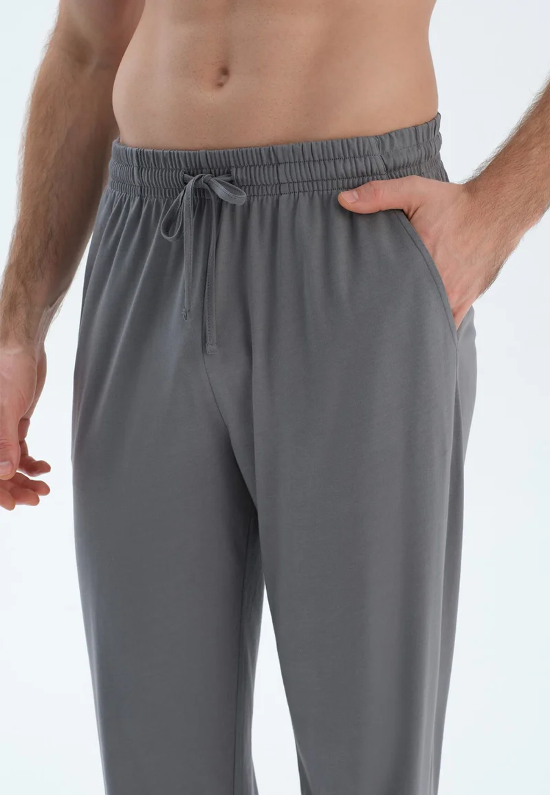 Dagi  Regular/Classic Fit T-shirt & Trousers Pajama Sets Crew Neck Cotton Blend Sleepwear for Men | Best Price UAE