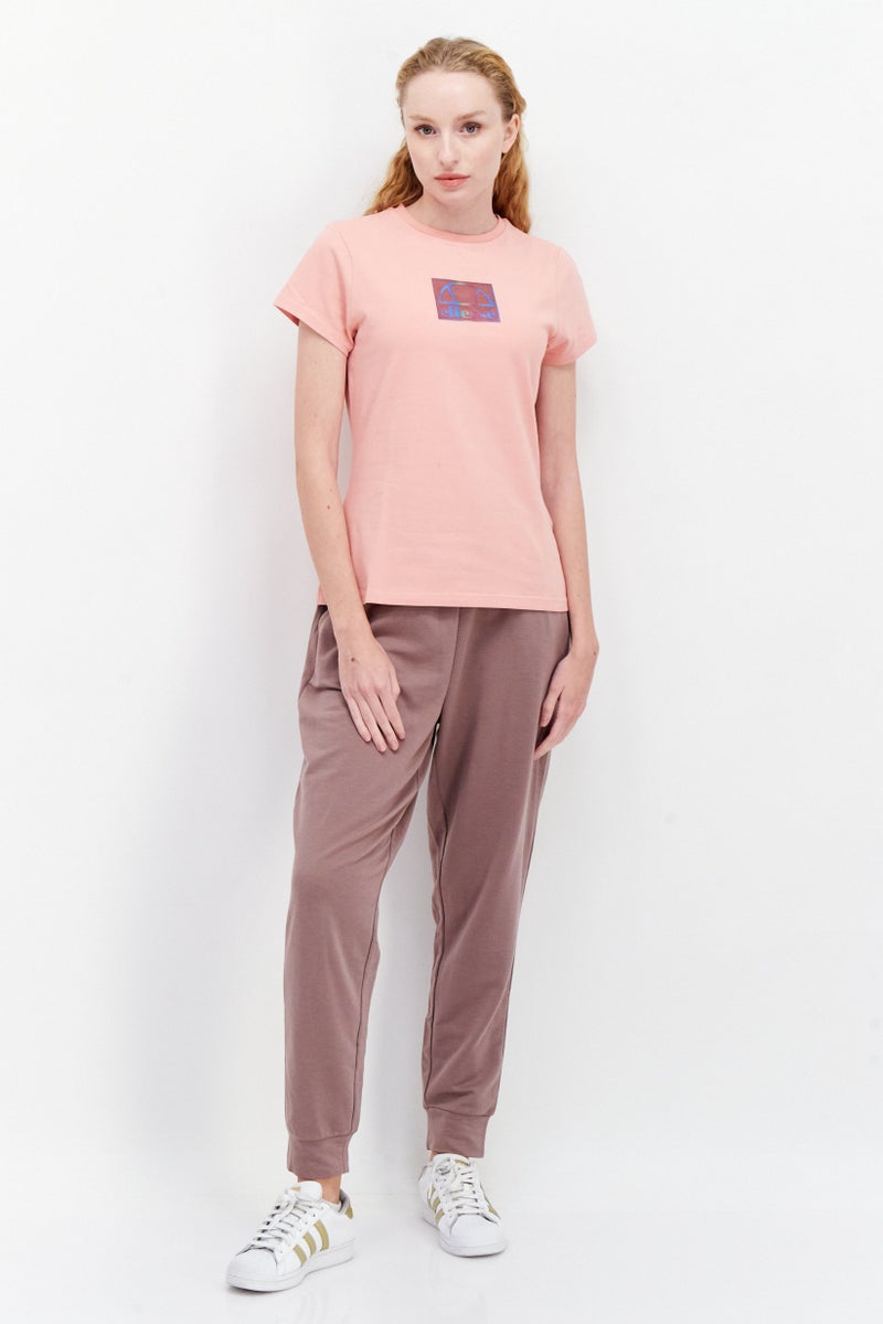 Ellesse تي شيرت رياضي نسائي مناسب في الهواء الطلق، كورال - Image 3