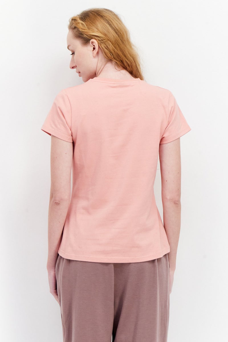 Ellesse تي شيرت رياضي نسائي مناسب في الهواء الطلق، كورال - Image 4