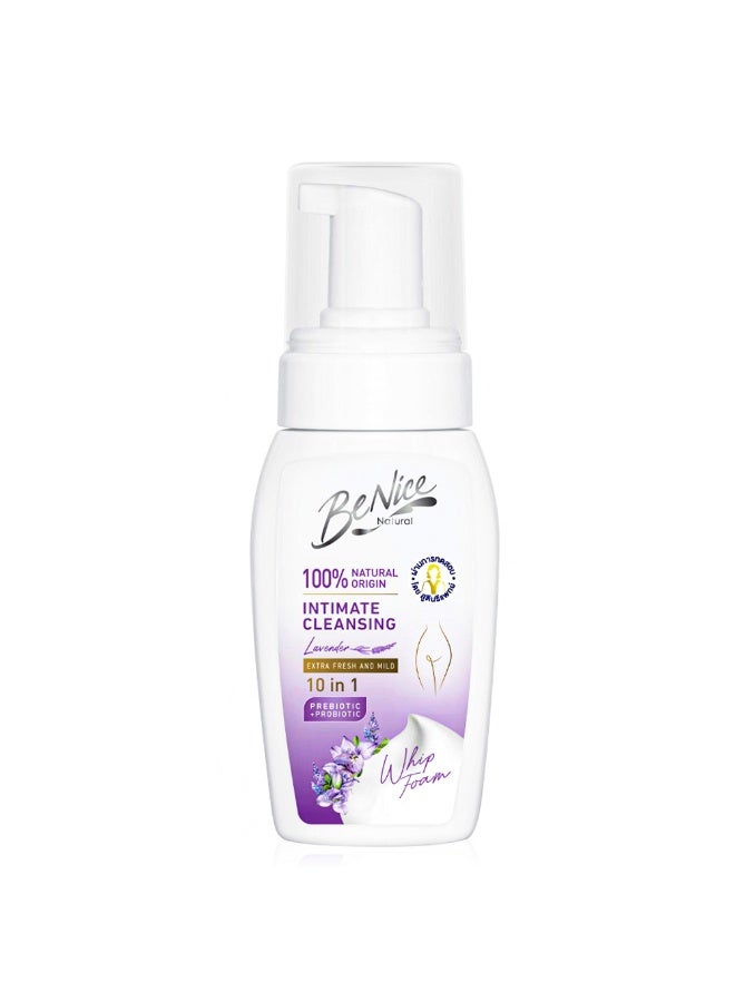 Foam Lavender Intimate Feminine Cleansing 10 in 1 with Prebiotics and Probiotics, 120 ml